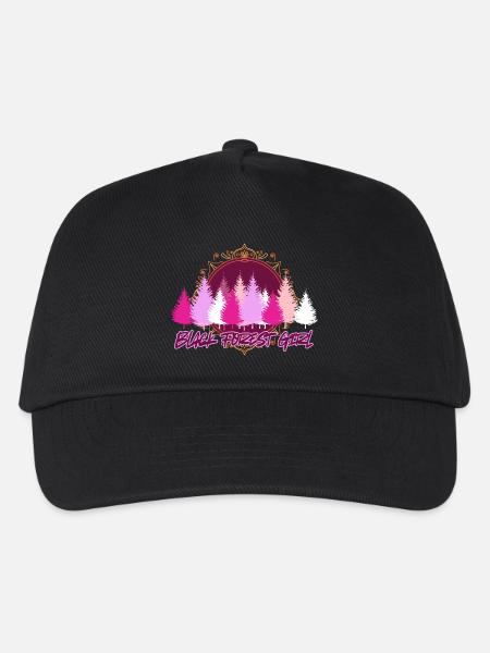 Black Forest Girl - Kinder Basecap - Schwarz
