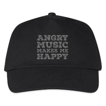 Angry Music Heavy Metal Death Metal Metalhead - Casquette de baseball Enfant - noir - Devant