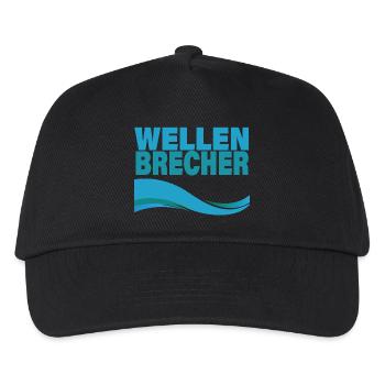 WELLENBRECHER - Kinder Basecap - Schwarz - Vorne