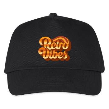 Ambiance rétro - Casquette de baseball Enfant - noir - Devant
