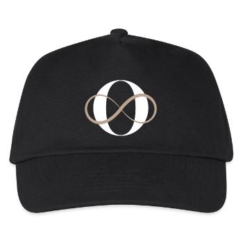 Infinite Letter O - Kids’ Baseball Cap - black - Front