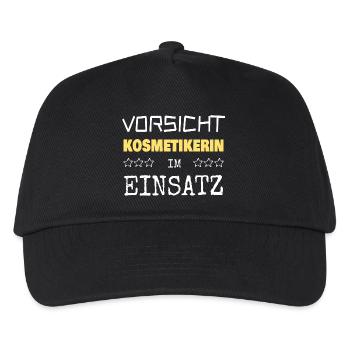 Berufung Kosmetikerin - Kinder Basecap - Schwarz - Vorne