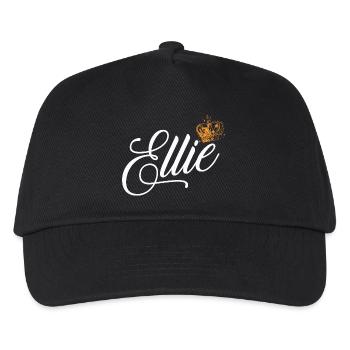Ellie Name für Frauen Kinder Kleinkinder - Ellie Nachname - Kinder Basecap - Schwarz - Vorne