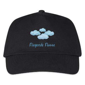 Fliegende Flüsse Wolken Regenwald Amazonas - Kinder Basecap - Schwarz - Vorne