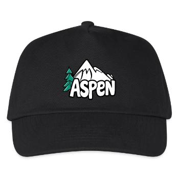 Aspen Colorado USA - Kinder Basecap - Schwarz - Vorne