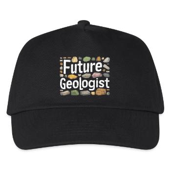 Career as a Future Geologist - Kids’ Baseball Cap - black - Front