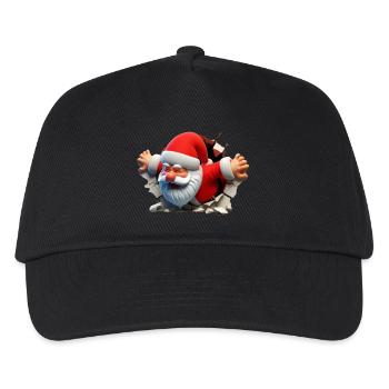 Santa in the hole from the front 2 - Kids’ Baseball Cap - black - Front