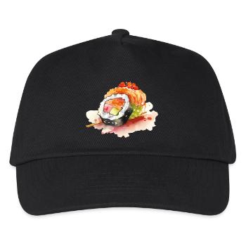Sushi - Kinder Basecap - Schwarz - Vorne
