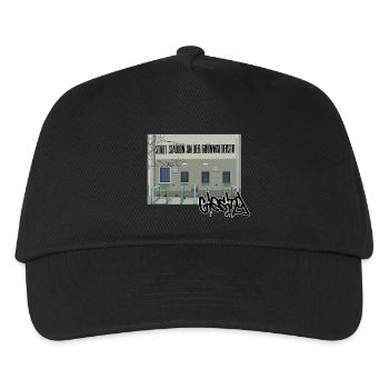 Giesing // Illustration - Kinder Basecap - Schwarz - Vorne