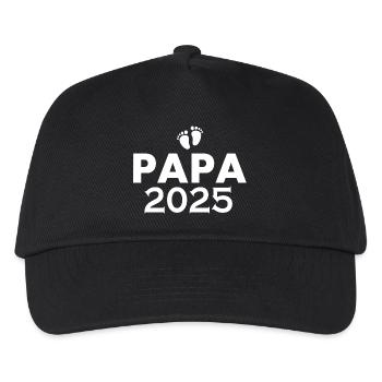 Papa 2025 - Kids’ Baseball Cap - black - Front