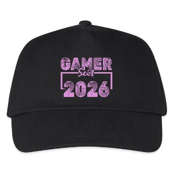 Spielen 2026 - Kinder Basecap - Schwarz - Vorne