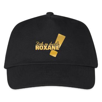 Vorname Roxane - Kinder Basecap - Schwarz - Vorne