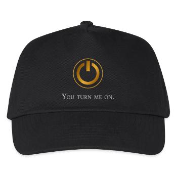 You turn me on - Kids’ Baseball Cap - black - Front