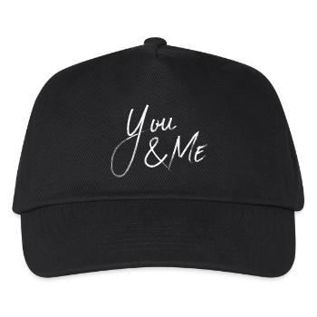 YOU & ME - Kids’ Baseball Cap - black - Front