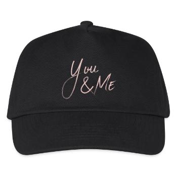 YOU & ME - Kinder Basecap - Schwarz - Vorne
