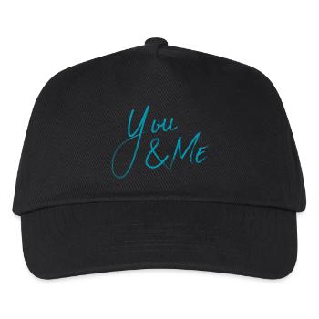 YOU & ME - Kinder Basecap - Schwarz - Vorne