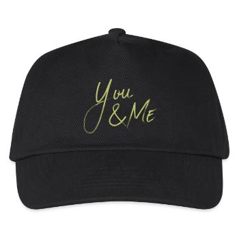 YOU & ME - Kinder Basecap - Schwarz - Vorne