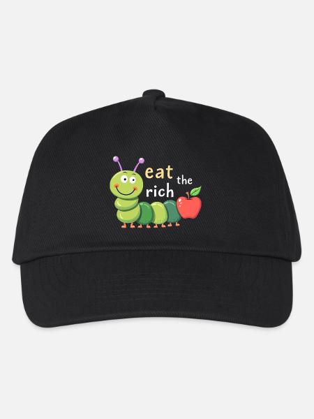 Eat The Rich - Hungry Caterpillar - Kinder Basecap - Schwarz