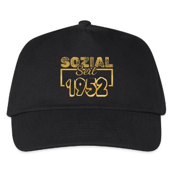 Social 1952 - Kids’ Baseball Cap - black - Front