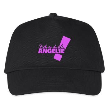 Angelie - Kinder Basecap - Schwarz - Vorne