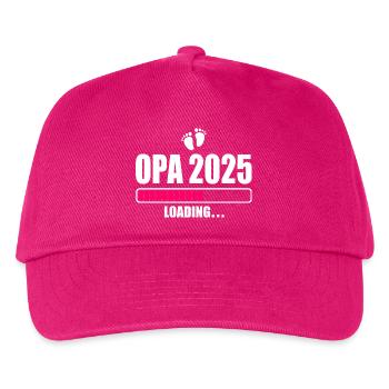 Opa 2025 - Kinder Basecap - Fuchsia - Vorne