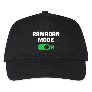 Ramadan Mode On - Kids’ Baseball Cap - black - Front