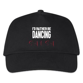 Salsa Dancer Dancer - Kids’ Baseball Cap - black - Front