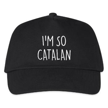 I'M SO CATALAN, Catalonia - Kids’ Baseball Cap - black - Front