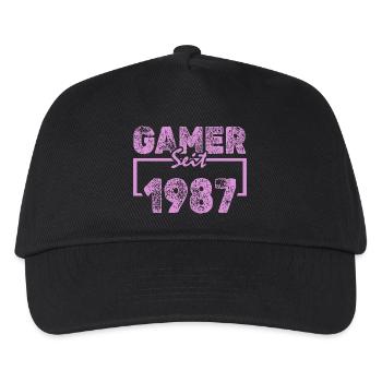 Tippen 1987 - Kinder Basecap - Schwarz - Vorne