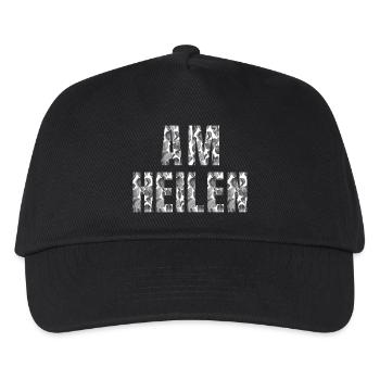 Am heilen - Shirt - Kinder Basecap - Schwarz - Vorne