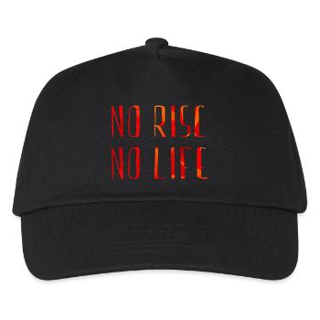 Pas de RISC pas de vie - Casquette de baseball Enfant - noir - Devant