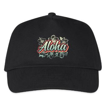 Aloha Holiday Hawaii Gift - Casquette de baseball Enfant - noir - Devant