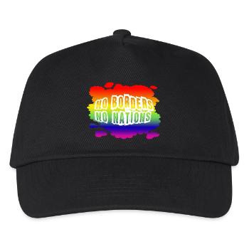 Stop AfD contre la droite, la démocratie, la diversité, la gauche - Casquette de baseball Enfant - noir - Devant