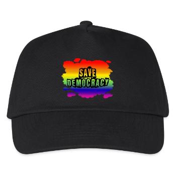 Stop AfD against right, democracy, diversity, left - Kids’ Baseball Cap - black - Front