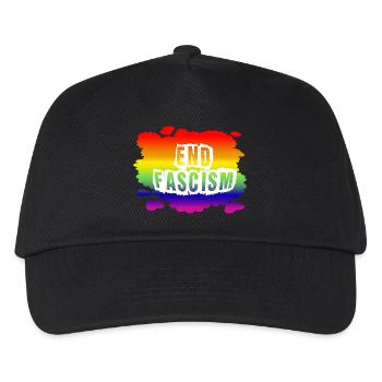 Stop AfD against right, democracy, diversity, left - Kids’ Baseball Cap - black - Front