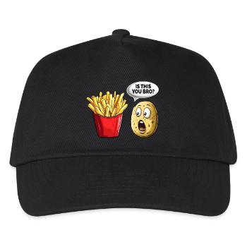 Funny French Fries French Fries Potato - Kids’ Baseball Cap - black - Front