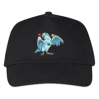 Jongleur perroquet jonglant - Casquette de baseball Enfant - noir - Devant