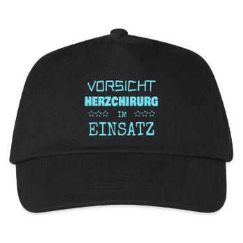 Herzchirurg als Berufung - Kinder Basecap - Schwarz - Vorne