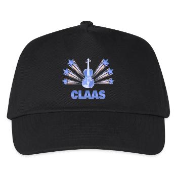 Musikinstrument Claas - Kinder Basecap - Schwarz - Vorne