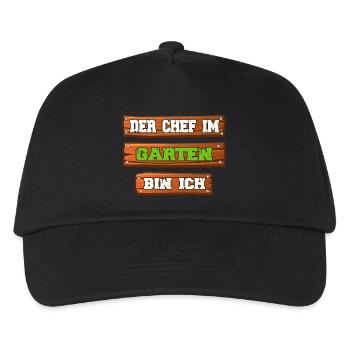 Jardin Jardin Manager Jardin Règles Jardin Jardin - Casquette de baseball Enfant - noir - Devant