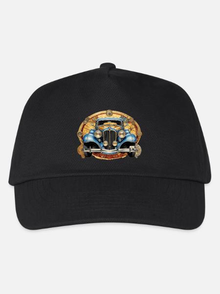 Oldtimer - Kinder Basecap - Schwarz
