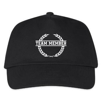 kranz team member - Kinder Basecap - Schwarz - Vorne