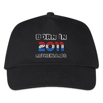 Pays-Bas 2011 - Casquette de baseball Enfant - noir - Devant