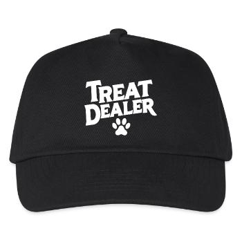 Dog Treat Funny - Kids’ Baseball Cap - black - Front