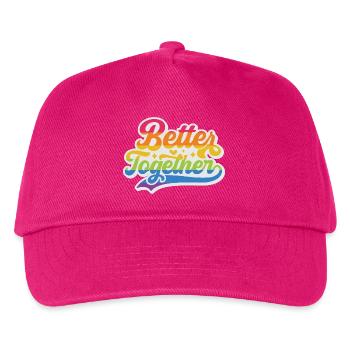 LGBT Pride Month - Better Together - Kids’ Baseball Cap - fuchsia - Front