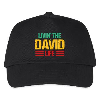 David - Kinder Basecap - Schwarz - Vorne