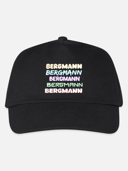 Job Bergmann - Kinder Basecap - Schwarz