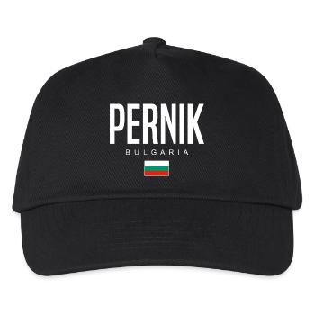 Pernik Bulgaria - Kids’ Baseball Cap - black - Front