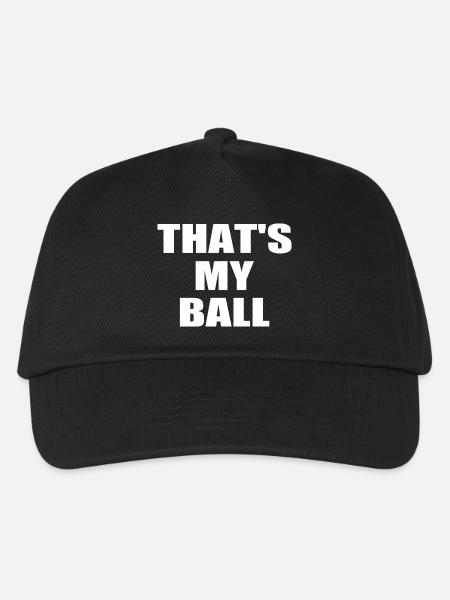 that's my ball - Kinder Basecap - Schwarz