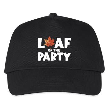 Leaf of the Party Happy Fall Harvest Autumn Leaf - Kids’ Baseball Cap - black - Front